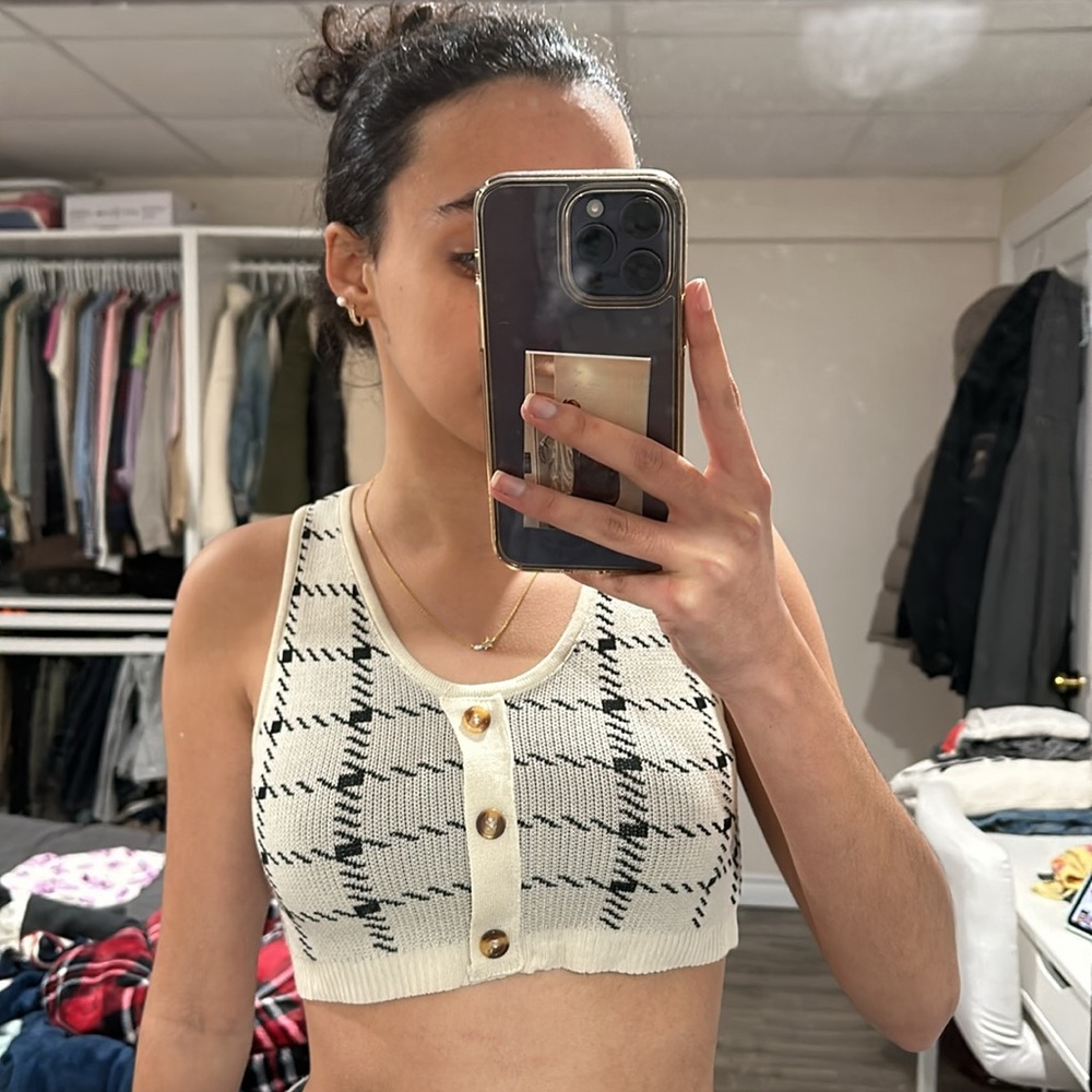 very cropped top